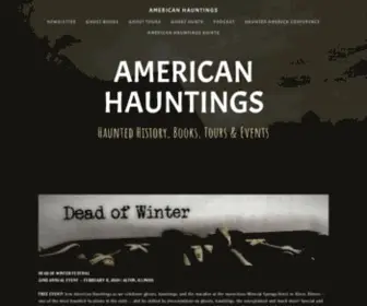 Americanhauntingsink.com(American Hauntings) Screenshot