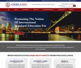 Americanhec.org(American Higher Education Commission) Screenshot