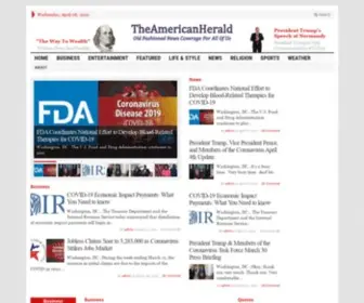 Americanherald.us(The American Herald) Screenshot