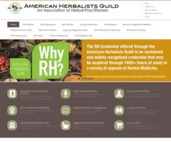 Americanherbalistsguild.com(American Herbalists Guild) Screenshot