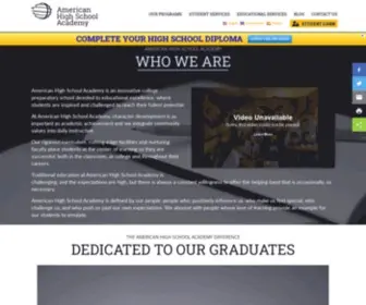 Americanhighschoolacademy.com(Maintenance Page) Screenshot