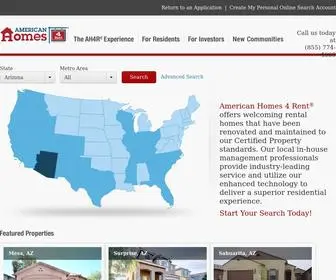 Americanhomes4Rent.com(American homes 4 rent®) Screenshot