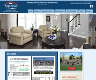 Americanhomescny.com(Manufactured, Modular, Doublewide, Mobile Homes) Screenshot