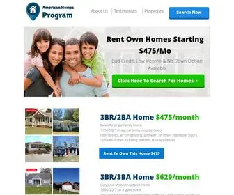 Americanhomesprogram.com(American Homes Program) Screenshot