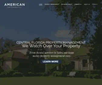 Americanhometeamrealty.com(Residential property management) Screenshot