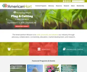 Americanhort.org(The AmericanHort Mission) Screenshot