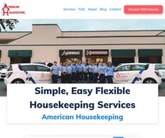 Americanhousekeeping.com(Housekeeping Services) Screenshot