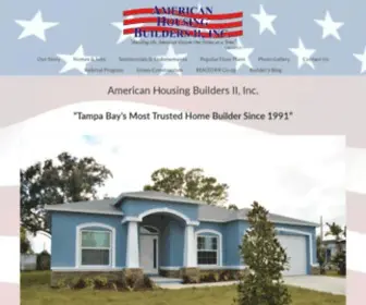 Americanhousingbuilders2.com(American Housing Builders) Screenshot