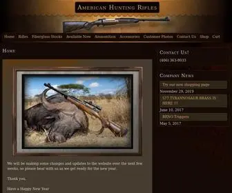 Americanhuntingrifles.com(American Hunting Rifles) Screenshot