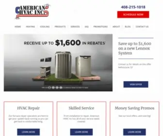 Americanhvacinc.com(American HVAC Inc) Screenshot