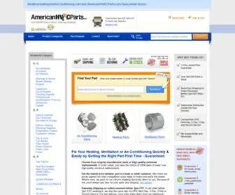 AmericanhvacParts.com(Furnace Parts) Screenshot