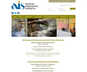 Americanimpressionistsociety.org(American Impressionist Society Inc) Screenshot