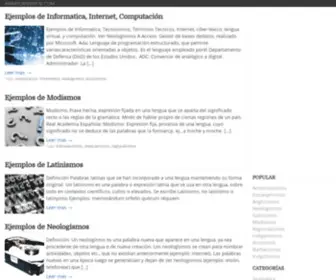 Americanismos.com(Léxico) Screenshot