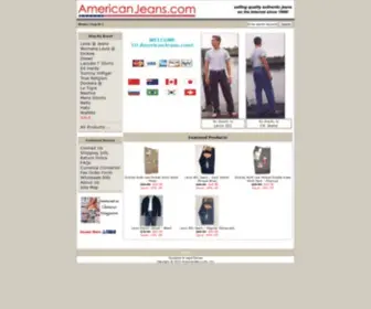 Americanjeans.com(Calvin Klein Jeans) Screenshot