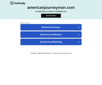 Americanjourneyman.com(Contact Support) Screenshot