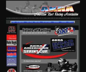 Americankarting.us(Kart racing sanctioning body featuring national road racing series) Screenshot