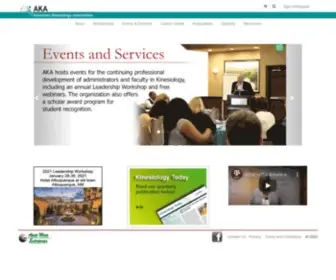 Americankinesiology.org(American Kinesiology Association) Screenshot