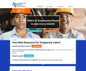 Americanlaborpool.com(American Labor Pool) Screenshot