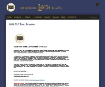 Americanlanciaclub.com(American Lancia Club) Screenshot