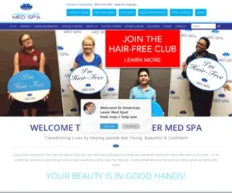 Americanlasermedspa.com(American Laser Med Spa) Screenshot