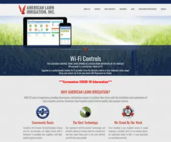 Americanlawnirrigation.com(Providing installation / maintenance of lawn irrigation & sprinkler systems. Your yard) Screenshot