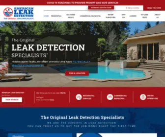 Americanleakdetection2.co(Non-Invasive Leak Detection Services) Screenshot