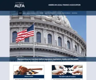 Americanlegalfin.com(American Legal Finance Association) Screenshot