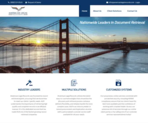 Americanlegalrecords.com(American Legal Records) Screenshot