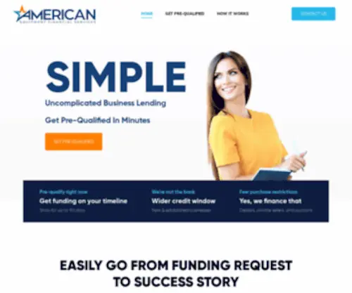 Americanlf.com(American Leasing Advantage) Screenshot