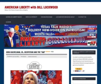 Americanlibertywithbilllockwood.com(American Liberty with Bill Lockwood) Screenshot