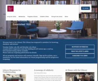 Americanlibraryinparis.org(The American Library in Paris) Screenshot