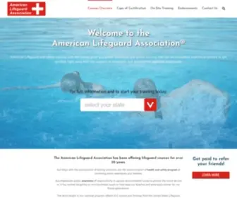 Americanlifeguard.com(American Lifeguard Association) Screenshot