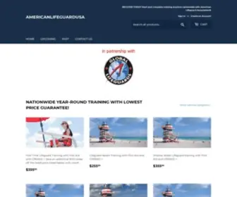 Americanlifeguardusa.com(The Best Lifeguard Training Online) Screenshot