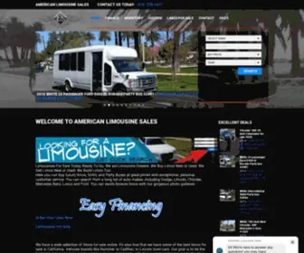 Americanlimousinesales.com(Limousine Sales) Screenshot
