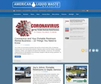 Americanliquidwaste.com(American Liquid Waste Magazine ) Screenshot