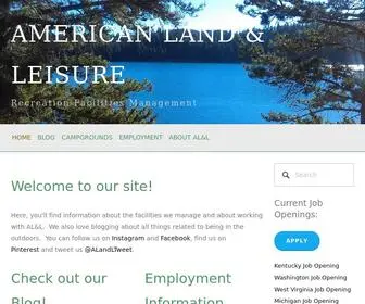 Americanll.com(American Land & Leisure) Screenshot