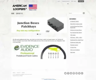 Americanloopers.com(Guitar Junction Boxes) Screenshot