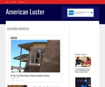 Americanluster.com(American Luster) Screenshot