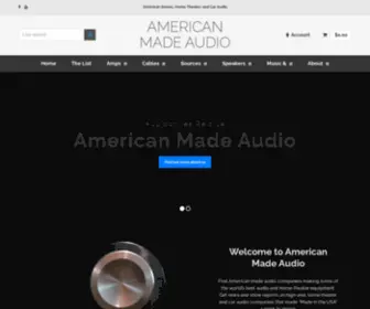 Americanmadeaudio.com(Much of the world’s finest audio equipment) Screenshot