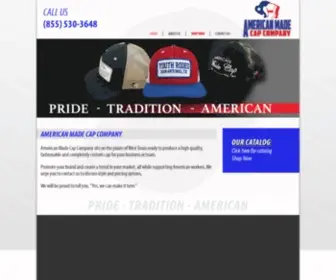Americanmadecap.com(American Made Cap Company) Screenshot