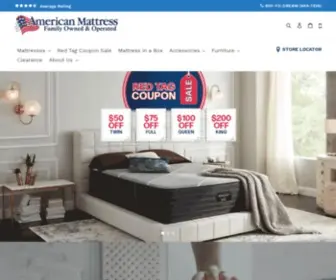 Americanmattress.com(Mattresses for Sale) Screenshot