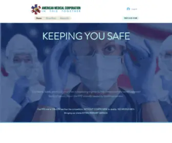 Americanmedppe.com(American Medical Corporation) Screenshot