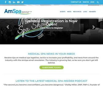Americanmedspa.org(American Med Spa Association) Screenshot