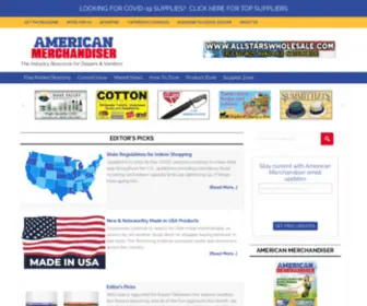 Americanmerchandiser.com(Vendor Resources) Screenshot