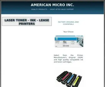 Americanmicro.com(American Micro) Screenshot