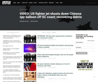 Americanmilitarynews.com(American Military News) Screenshot