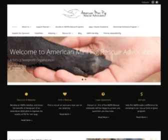 Americanminipigrescue.com(A 501c3 Nonprofit Organization) Screenshot