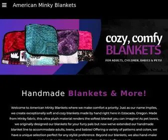 Americanminkyblankets.com(American Minky Blankets in Estacada) Screenshot