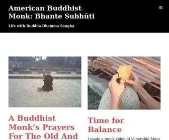 Americanmonk.org(Bhante Subhūti) Screenshot