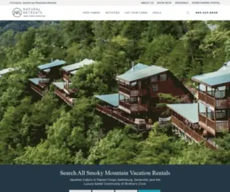 Americanmountainrentals.com(Great Smoky Mountains) Screenshot